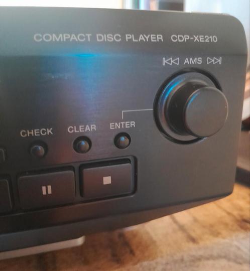 Sony Compact Disc Player CDP-XE210, Audio, Tv en Foto, Professionele Audio-, Tv- en Video-apparatuur, Zo goed als nieuw, Audio