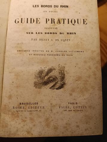 +-1864 Les bords du Rhin.. A. de Conty zzaam! beschikbaar voor biedingen