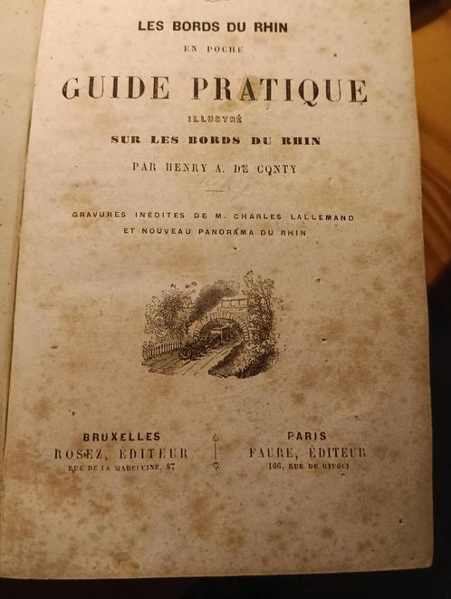 +-1864 Les bords du Rhin.. A. de Conty zzaam!, Antiek en Kunst, Antiek | Boeken en Bijbels, Ophalen of Verzenden