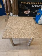 Tuintafel graniet, Ophalen, Zo goed als nieuw, Rechthoekig, Rvs