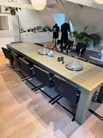 Tafel lang, Huis en Inrichting, Tafels | Eettafels, Ophalen, 200 cm of meer, 50 tot 100 cm, Zo goed als nieuw