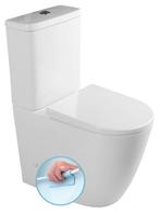 Verhoogd Duoblok rimless + reservoir compleet toilet wc zitt, Doe-het-zelf en Verbouw, Sanitair, Nieuw, Steen, Toilet, Ophalen of Verzenden
