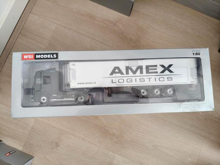 Wsi Scania Amex, Hobby en Vrije tijd, Modelauto's | 1:50, Zo goed als nieuw, Bus of Vrachtwagen, Wsi, Ophalen of Verzenden