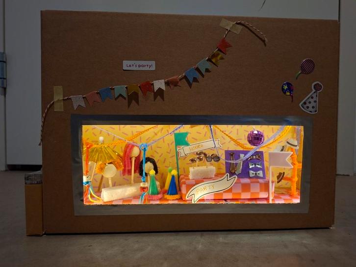 Sinterklaas surprise feestwinkel met licht, Diversen, Sinterklaas, Nieuw, Ophalen of Verzenden