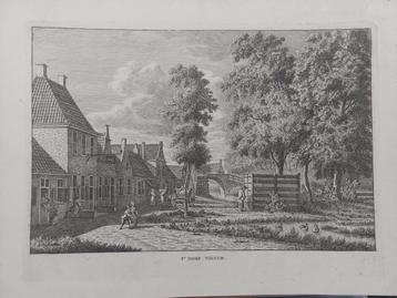 319 / t' dorp Winsum  van Bulthuis / Bendrop gravure 1790 beschikbaar voor biedingen