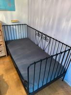 Bed Ikea, Gebruikt, 90 cm, Eenpersoons, Zwart