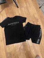 Quotrell  setje - T-shirt en shorts, Ophalen of Verzenden, Zo goed als nieuw, Maat 46 (S) of kleiner, Zwart