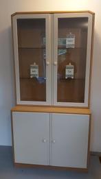 vitrine kast, Huis en Inrichting, Kasten | Vitrinekasten, Ophalen, 200 cm of meer, Modern/klassiek , vintage, 50 tot 100 cm