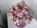 Kunstboeket Hortensia in vaas, Ophalen, Binnen
