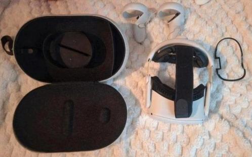 Oculus Quest 2 128GB Headset + Extras, Spelcomputers en Games, Virtual Reality, Zo goed als nieuw, Overige platformen, Ophalen of Verzenden