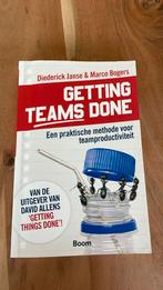 Diederick Janse - Getting teams done, Sociale wetenschap, Ophalen of Verzenden, Diederick Janse; Marco Bogers, Zo goed als nieuw