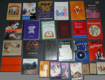 170 muziek boeken (bijzondere) ZIE OMSCHRIJVING . LOS DE PRI beschikbaar voor biedingen