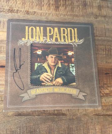 LP - Jon Pardi Heartache Medication signed/gesigneerd beschikbaar voor biedingen