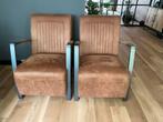 2 stoelen camel, Ophalen, Zo goed als nieuw, Minder dan 75 cm, 50 tot 75 cm