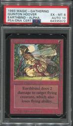 Hoover signed Alpha Earthbind PSA graded, Ophalen of Verzenden, Nieuw, Losse kaart