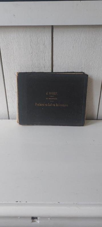 Antiek boek 1896 met bladmuziek heel oude bladmuziek music  beschikbaar voor biedingen