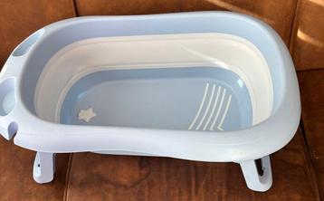 Opvouwbaar babybad blauw beschikbaar voor biedingen