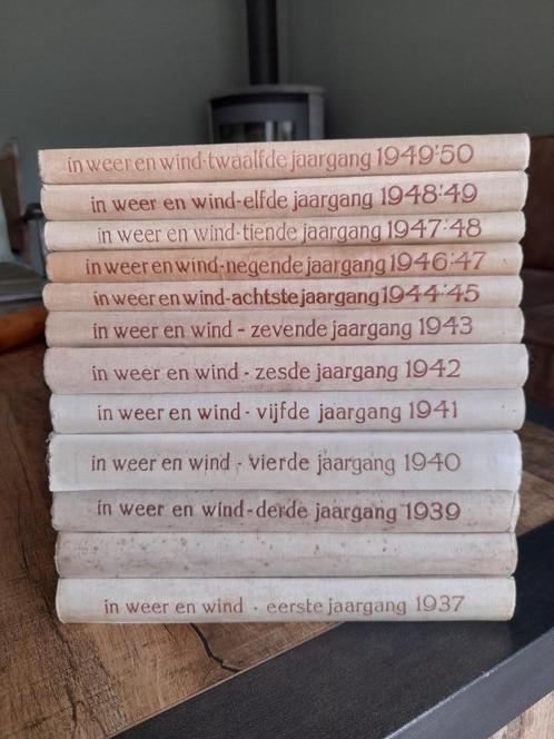 in weer en wind, veluwe, tolman, strijbos, natuur, jacht, Antiek en Kunst, Antiek | Boeken en Bijbels, Ophalen of Verzenden