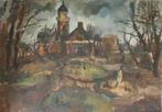 Rinny Reulink - tuin achter pastorie, Ophalen of Verzenden