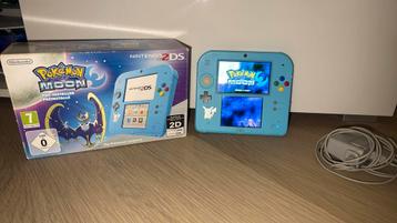 Nintendo 2DS Pokemon Moon Editie - Zo Goed Als Nieuw! beschikbaar voor biedingen