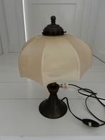 Prachtige vintage tafellamp, Ophalen, Gebruikt, Minder dan 100 cm, Glas