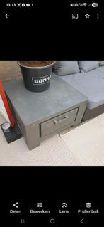 80x80 cm 2 lades zware tafel, Huis en Inrichting, Tafels | Salontafels, Ophalen, Gebruikt, 50 tot 100 cm, Vierkant