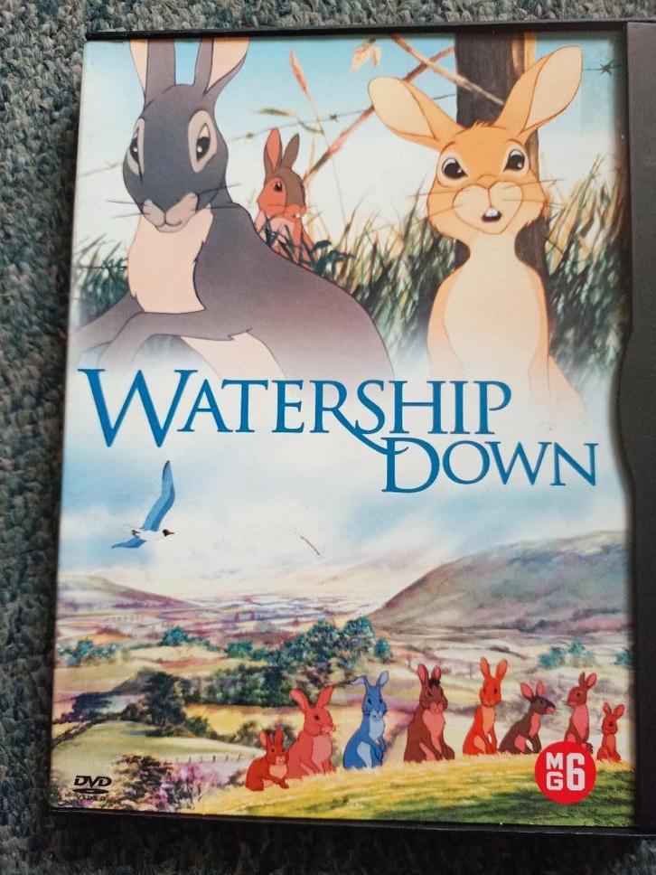 Waterschapsheuvel, Watership Down, tekenfilm, Cd's en Dvd's, Dvd's | Tekenfilms en Animatie, Zo goed als nieuw, Amerikaans, Tekenfilm