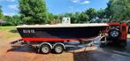 Prachtige Ocqueteau motorboot consoleboot incl. trailer, Gebruikt, 6 meter of meer, Ophalen, 70 pk of meer