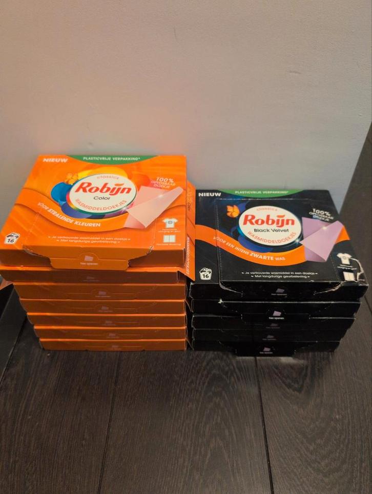 Robijn Wasmiddeldoekjes Colour & Black Velvet - 188 stuks, Witgoed en Apparatuur, Wasmachines, Nieuw, Verzenden