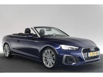 Audi A5 Cabrio 40 Tfsi 204pk  2x S -Line 2021 Metallic Blauw beschikbaar voor biedingen