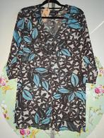 Zwart Wit Turquoise Shirt 52 Promiss, Ophalen of Verzenden, Zo goed als nieuw, Zwart, Shirt of Top