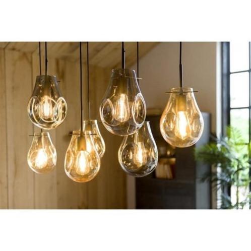 2e KANSJE! hanglamp CHARLIE (van Coco Maison), Huis en Inrichting, Lampen | Hanglampen, Nieuw, 75 cm of meer, Glas, Metaal, Ophalen of Verzenden