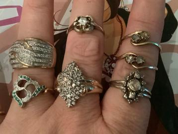 Antieke vintage gouden sieraden edelstenen , 14/18/22 k goud beschikbaar voor biedingen