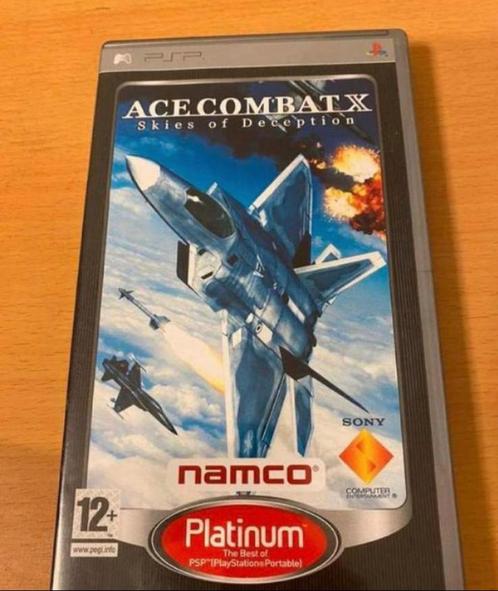 Ace combat X (Plantium Edition), Spelcomputers en Games, Games | Sony PlayStation Portable, Zo goed als nieuw, Racen en Vliegen