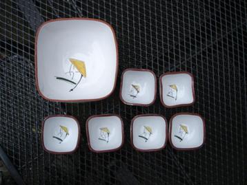 Retro / vintage pinda-setje /pinda-stel / pindaschaaltje beschikbaar voor biedingen