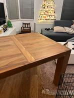 Nette houten tafel 221 x 100 (77 cm hoog), Ophalen, 200 cm of meer, 50 tot 100 cm, Zo goed als nieuw