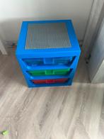 Heel veel LEGO + kastje + tafel, Ophalen, Zo goed als nieuw