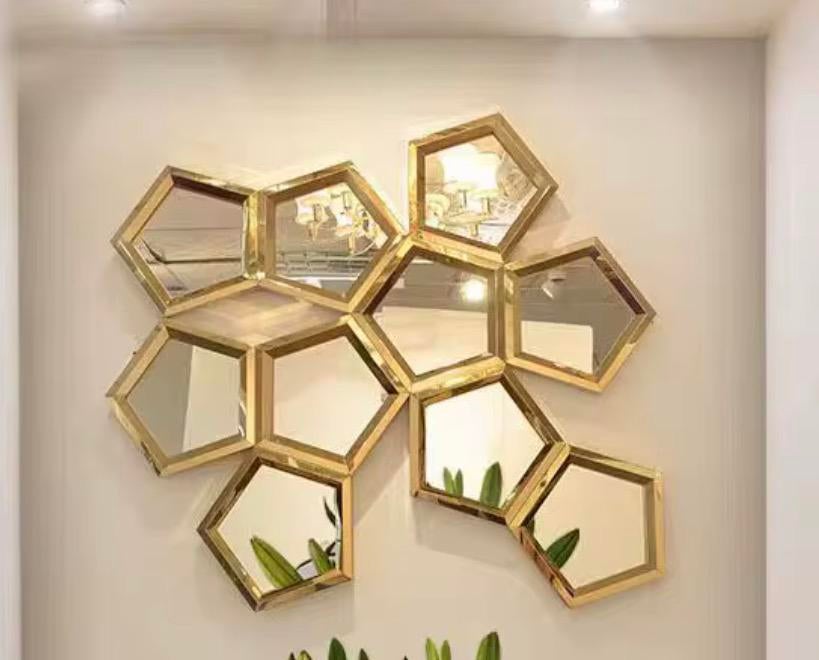 2 Eric Kuster vinted spiegel, Huis en Inrichting, Woonaccessoires | Spiegels, Zo goed als nieuw, 75 tot 100 cm, 100 tot 150 cm