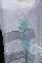 Tuniek creme/ aqua Kekoo mt 4(52/54) Vaste prijs, Ophalen of Verzenden, Zo goed als nieuw, Kekoo, Blouse of Tuniek