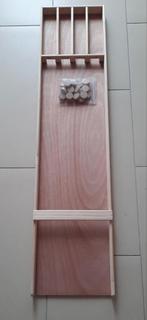 Houten sjoelbak met stenen (120 x 28 cm), Ophalen of Verzenden, Nieuw