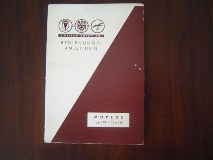 DKW typ 113 116 1960 moped bedienungs anleitung handleiding, Fietsen en Brommers, Handleidingen en Instructieboekjes, Gebruikt