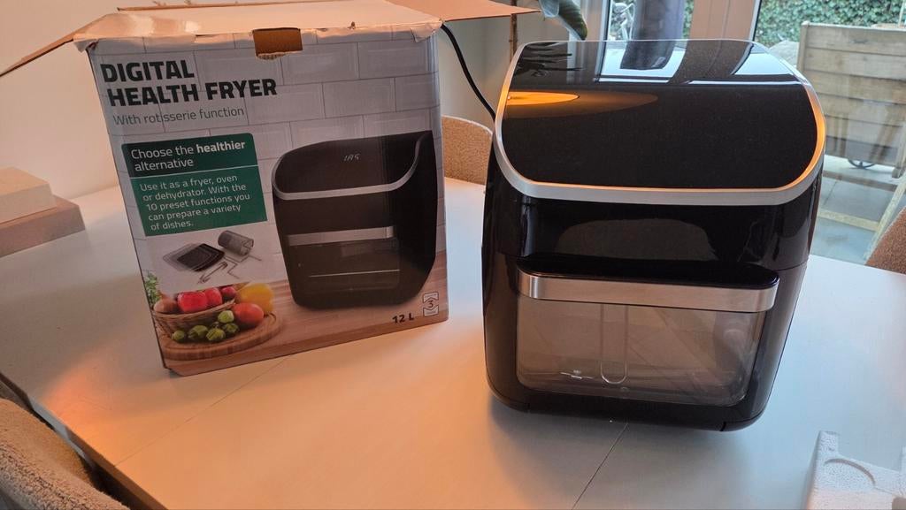 Digitale Health Fryer - Airfryer Nieuw in de doos!, Ophalen of Verzenden, Nieuw, Airfryer, 1000 t/m 1499 gram
