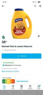 4 flessen Diamant frituurvet, Ophalen