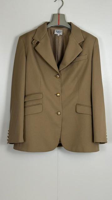 Vintage blazer Luisa Spagnoli beige colbert gouden knopen beschikbaar voor biedingen