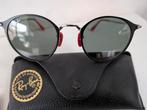 Ray-Ban Zonnebril met rode accenten + hoesje, Ophalen of Verzenden, Nieuw, Zonnebril, Ray-Ban
