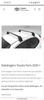 Toyota Yaris originele dakdragers en kofferbak mat, Ophalen of Verzenden, Nieuw, Toyota