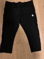 Leontien Zwarte Sportbroek - Driekwart Lengte, Zwart, Maat 42/44 (L), Ophalen of Verzenden, Zo goed als nieuw