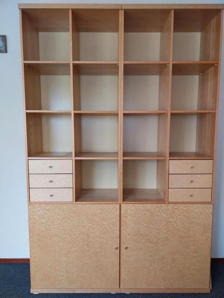 Dubbele IKEA Modulaire Wandkast met bijpassende kleine kast, Huis en Inrichting, Kasten | Overige, Gebruikt, Ophalen