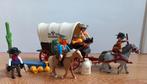 Playmobil cowboys huifkar, Kinderen en Baby's, Speelgoed | Playmobil, Complete set, Ophalen of Verzenden, Zo goed als nieuw
