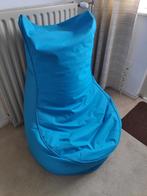 Zitzak Lebel turquoise, Ophalen, Zo goed als nieuw, Blauw, Zitzakstoel